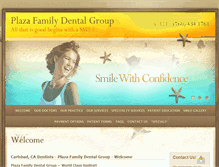 Tablet Screenshot of myplazafamilydental.com